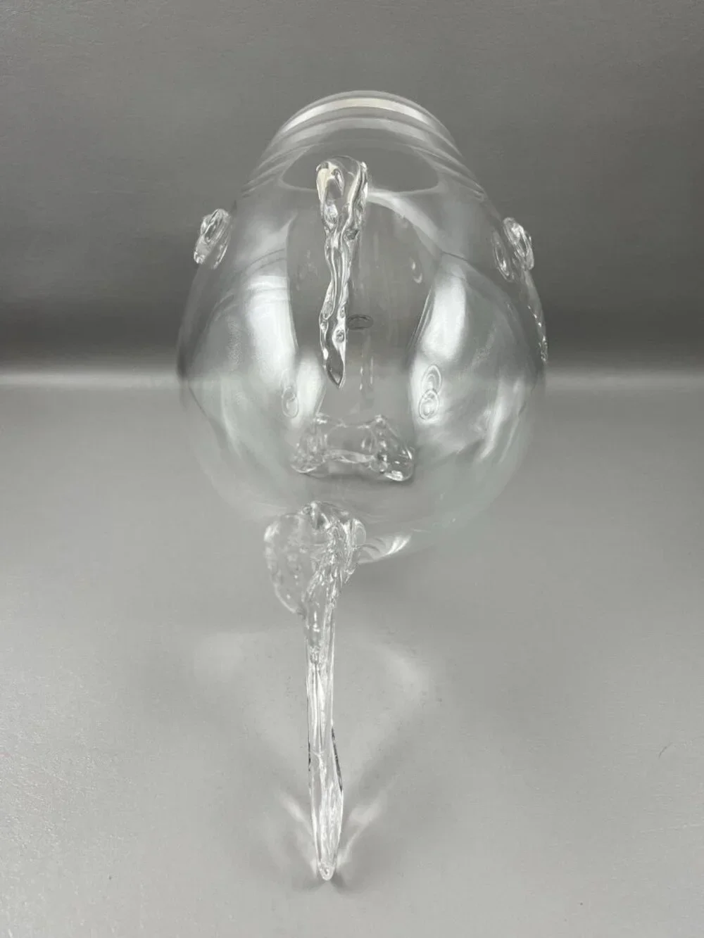 Home Essentials Clear Glass Fish Bowl Vase Large Coastal Beach Decor